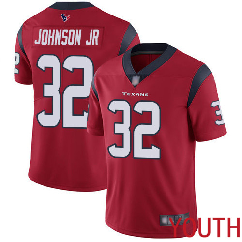 Houston Texans Limited Red Youth Lonnie Johnson Alternate Jersey NFL Football #32 Vapor Untouchable->youth nfl jersey->Youth Jersey